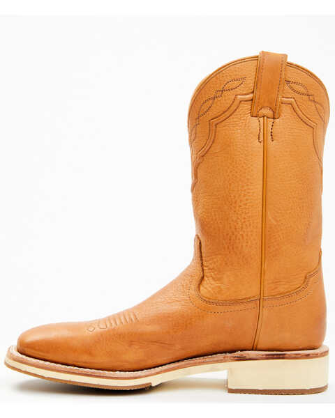 Image #3 - RANK 45® Men's Crepe Western Performance Boots - Broad Square Toe, Honey, hi-res
