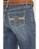 Image #2 - Rock & Roll Denim Women's Medium Wash Trouser Stretch Denim Jeans, Medium Wash, hi-res