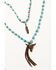 Shyanne Women's Mystic Skies Longhorn Tassel Layered Necklace, Rust Copper, hi-res