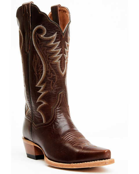 Image #1 - Dan Post Women's Inna Western Boots - Snip Toe, Brown, hi-res