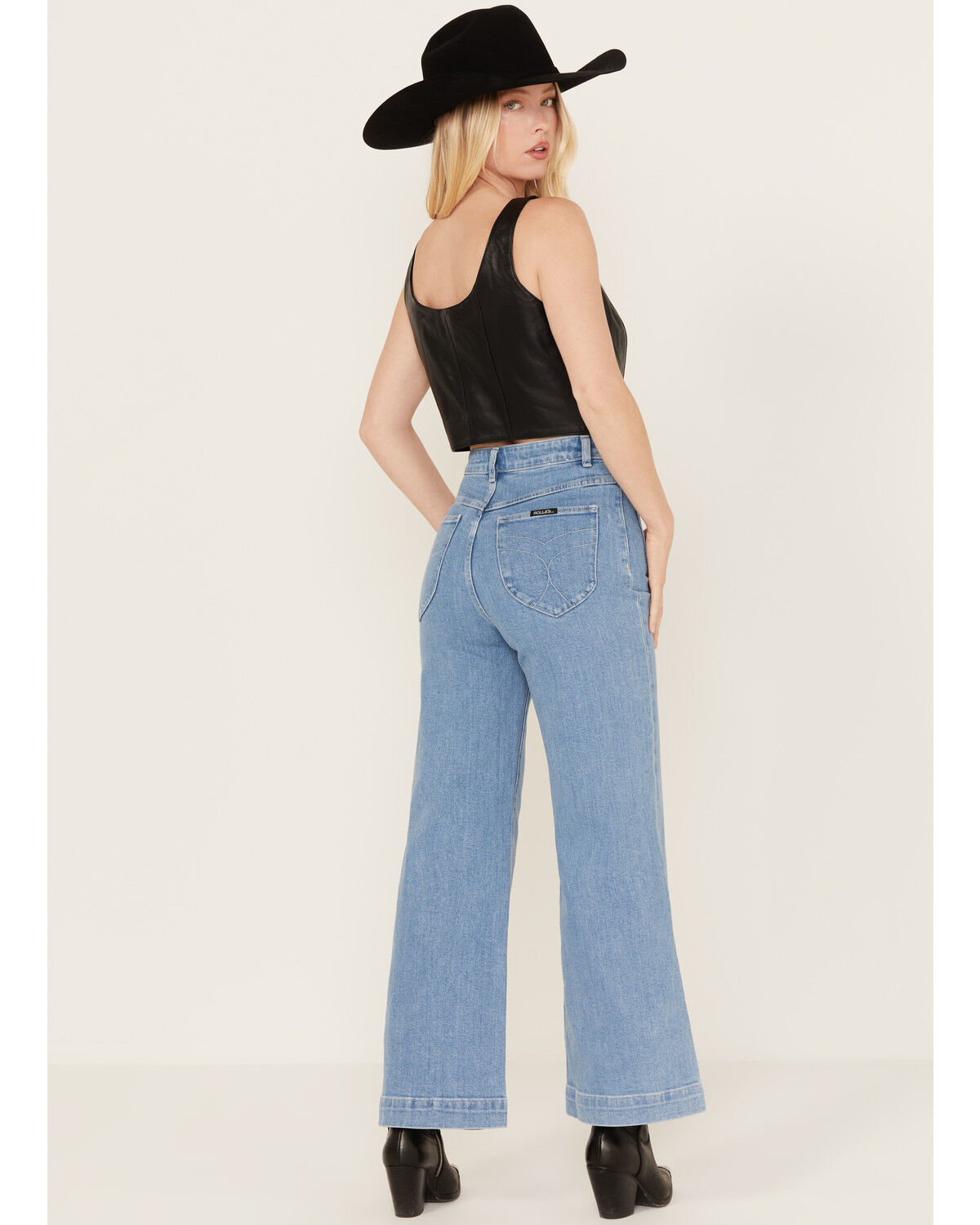 Image #3 - Rolla's Women's Medium Wash High Rise Sailor Jeans, Medium Wash, hi-res