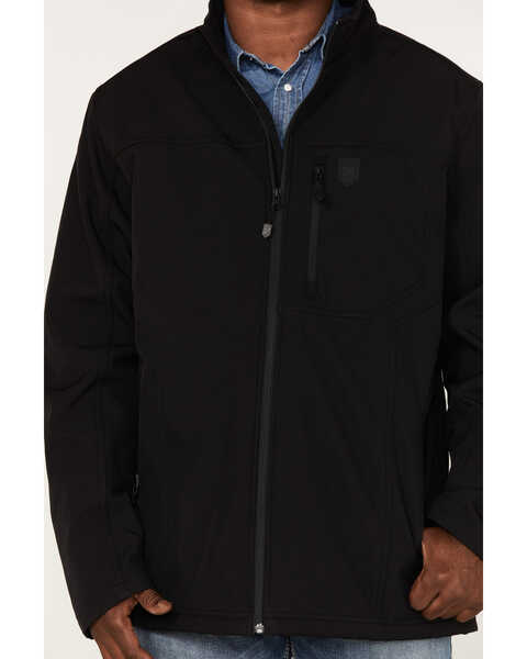 Image #3 - RANK 45® Men's Myrtis Concealed Carry Softshell Jacket - Big & Tall, Black, hi-res