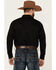 Image #4 - Cody James Men's Solid Treadstone Long Sleeve Pearl Snap Western Shirt, Black, hi-res