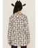 Image #4 - Evergreen Women's Floral Plaid Print Long Sleeve Button-Down Western Shirt, White, hi-res