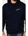 Image #4 - Pendleton Men's Boot Barn Exclusive Large Tucson Hooded Sweatshirt, Navy, hi-res