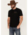 Image #1 - Brixton Men's Grade Logo Short Sleeve Graphic T-Shirt, Black, hi-res