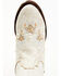 Image #6 - Shyanne Women's Byrdie Crack Embroidered Western Boots - Round Toe, Ivory, hi-res