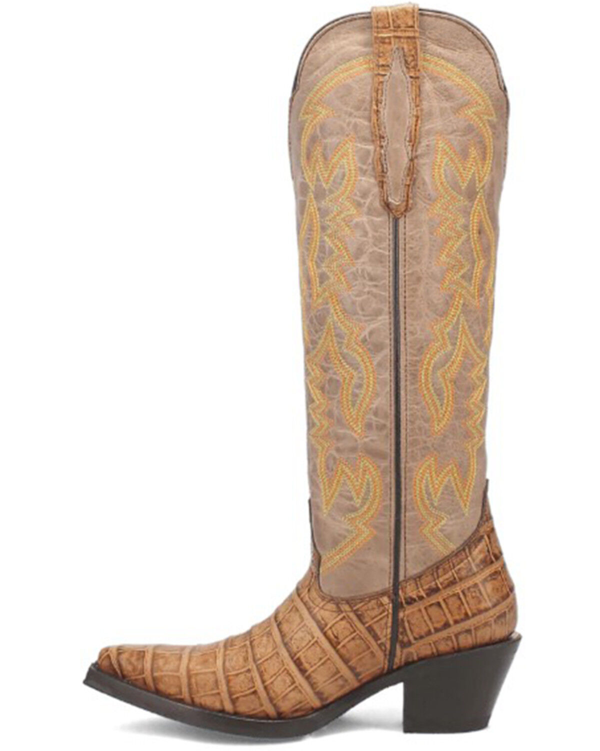 Image #3 - Dingo Women's Matilda Tall Western Boots - Snip Toe, Brown, hi-res