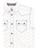 Image #2 - Cody James Toddler Boys' Bull Cactus Print Short Sleeve Snap Western Shirt, White, hi-res