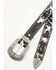 Image #3 - Shyanne Women's Cowhide Underlay Studded Belt, Black, hi-res