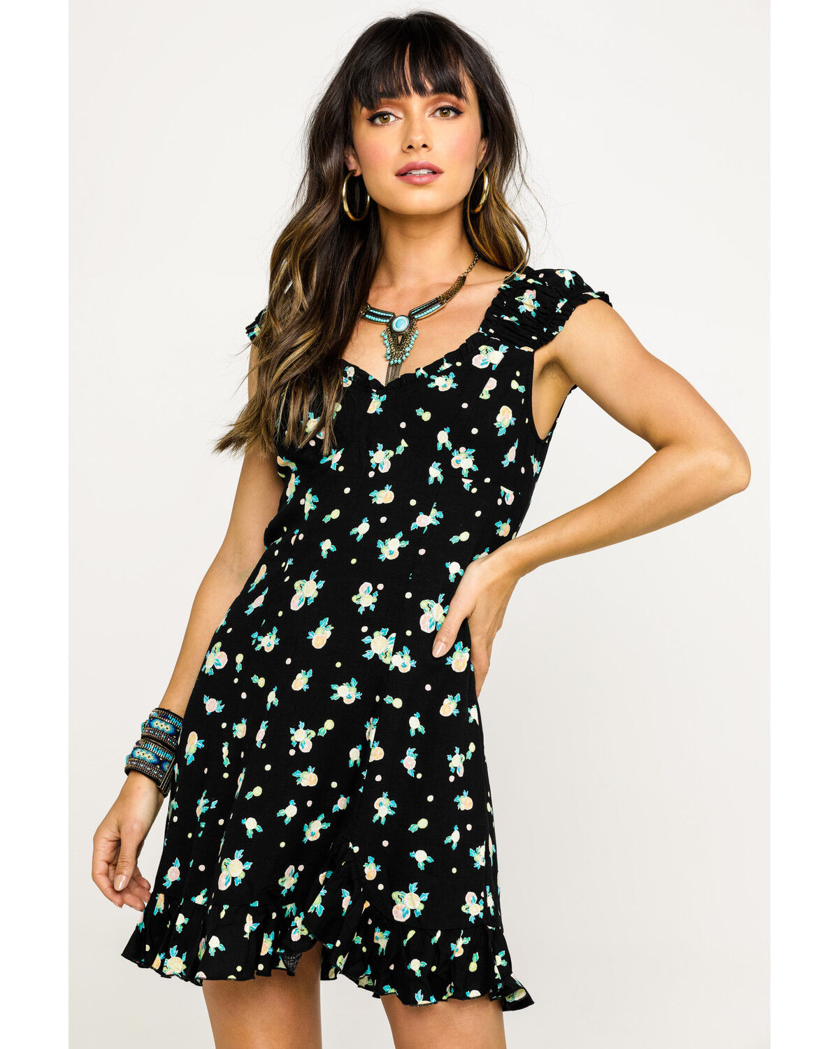 Free people like a lady top mini dress