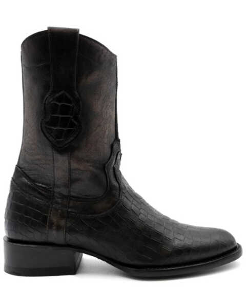 Image #2 - Ferrini Men's Winston Western Boots - Medium Toe , Black, hi-res