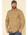 Image #1 - Ariat Men's Khaki FR Solid Featherlight Long Sleeve Work Shirt , Beige/khaki, hi-res
