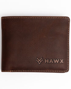 Hawx® Men's Biford Leather Wallet , Brown, hi-res
