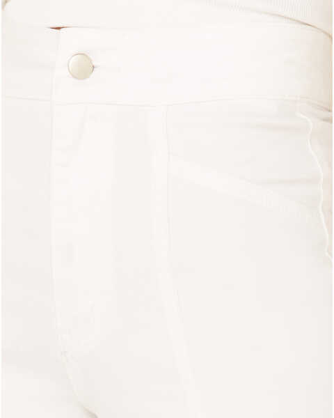 Image #3 - Flying Tomato Women's Belle De Jour Denim High Rise Flare Jeans, White, hi-res