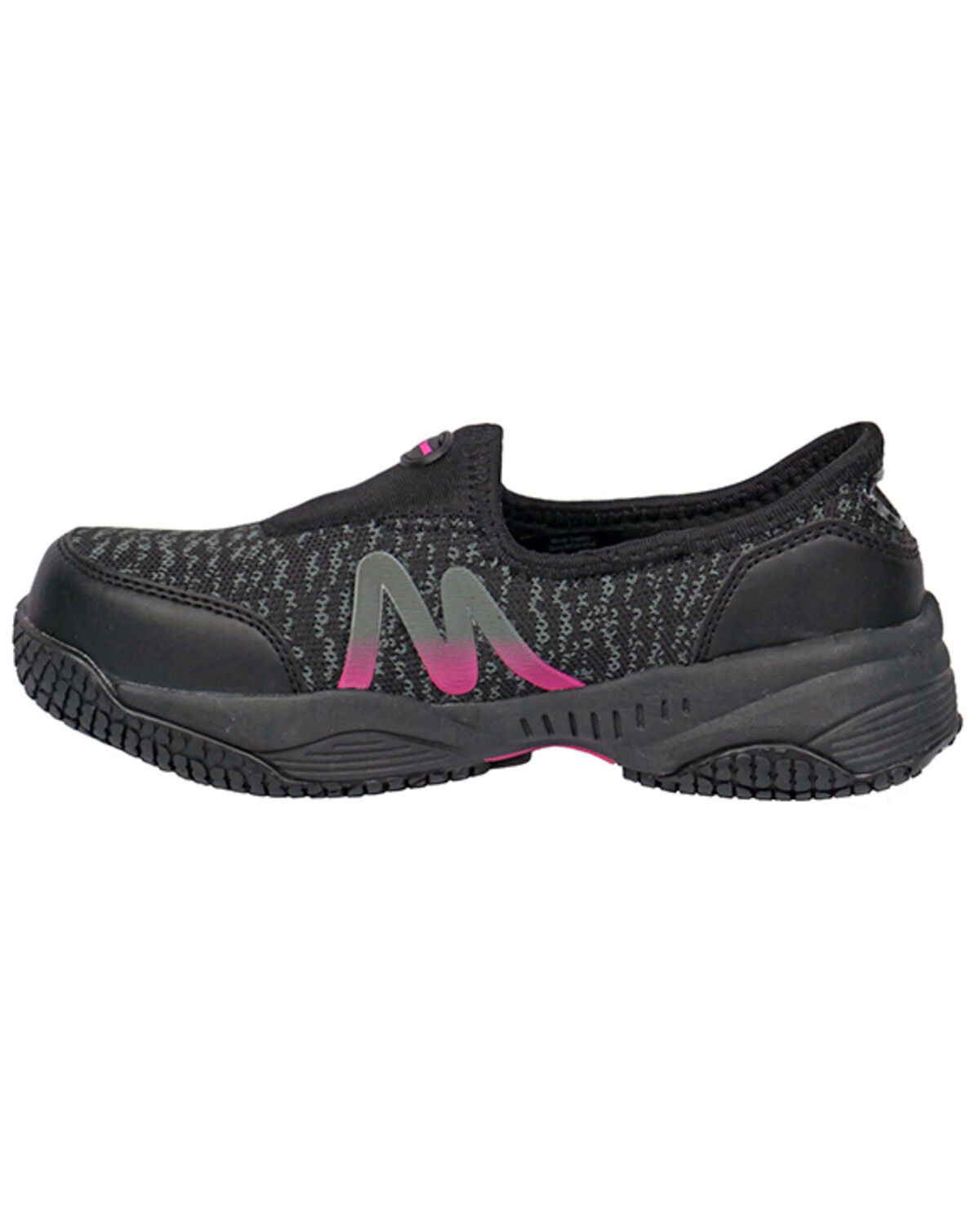 Image #3 - Moxie Trades Women's Zena Slip-On Work Shoes - Composite Toe, Black, hi-res