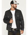 Image #1 - Moonshine Spirit&reg; Men's Coated Denim Jacket, Black, hi-res