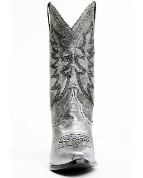 Image #4 - Shyanne Women's Encore Western Boots - Snip Toe, Silver, hi-res