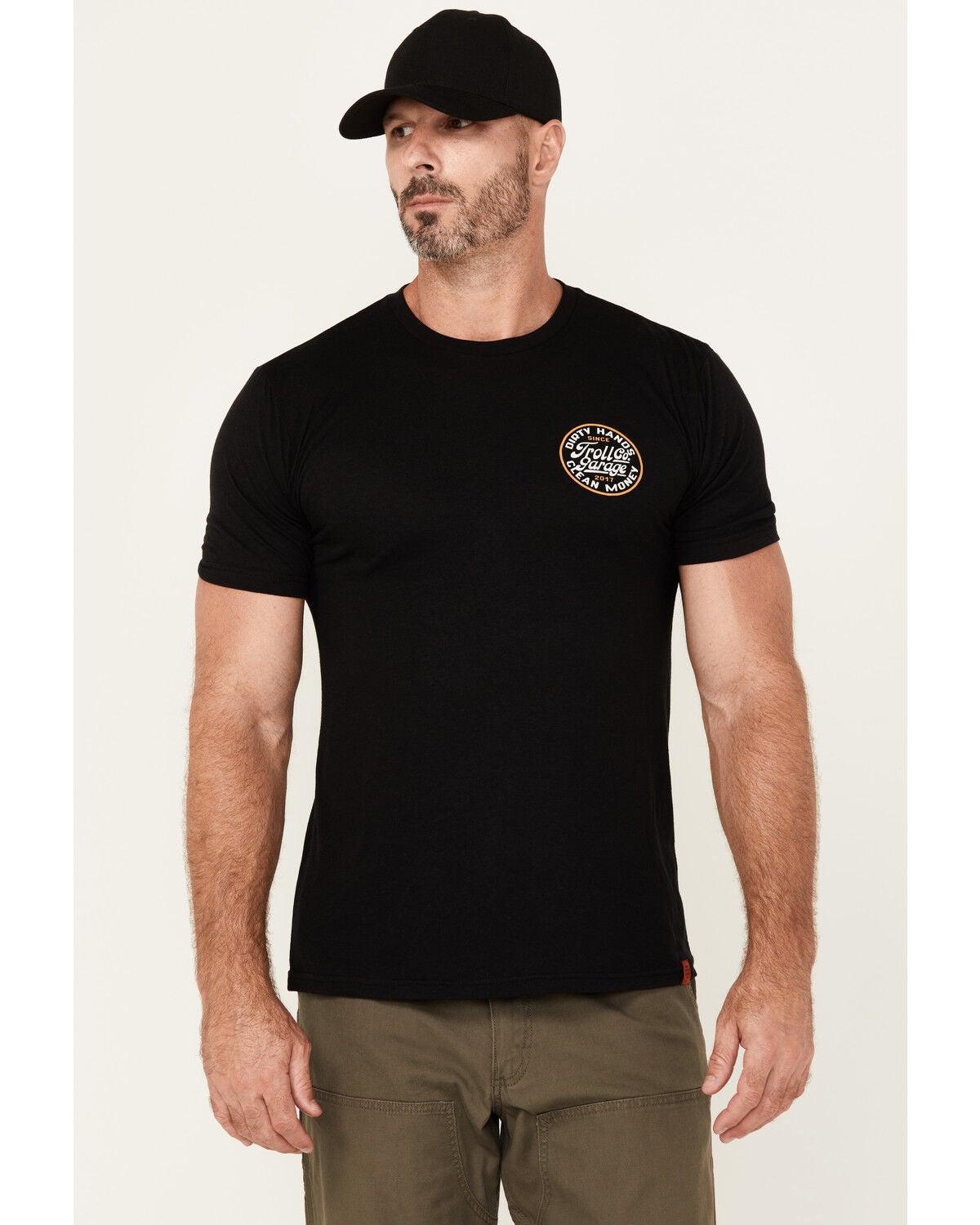 Troll Co Men's Garage DHCM Short Sleeve Graphic T-Shirt, Black, hi-res