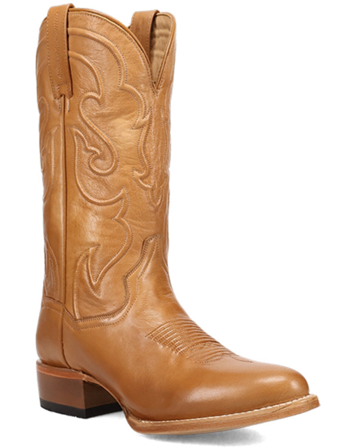 Image #1 - Dan Post Men's Rio Grande Tall Western Boots - Round Toe, Camel, hi-res