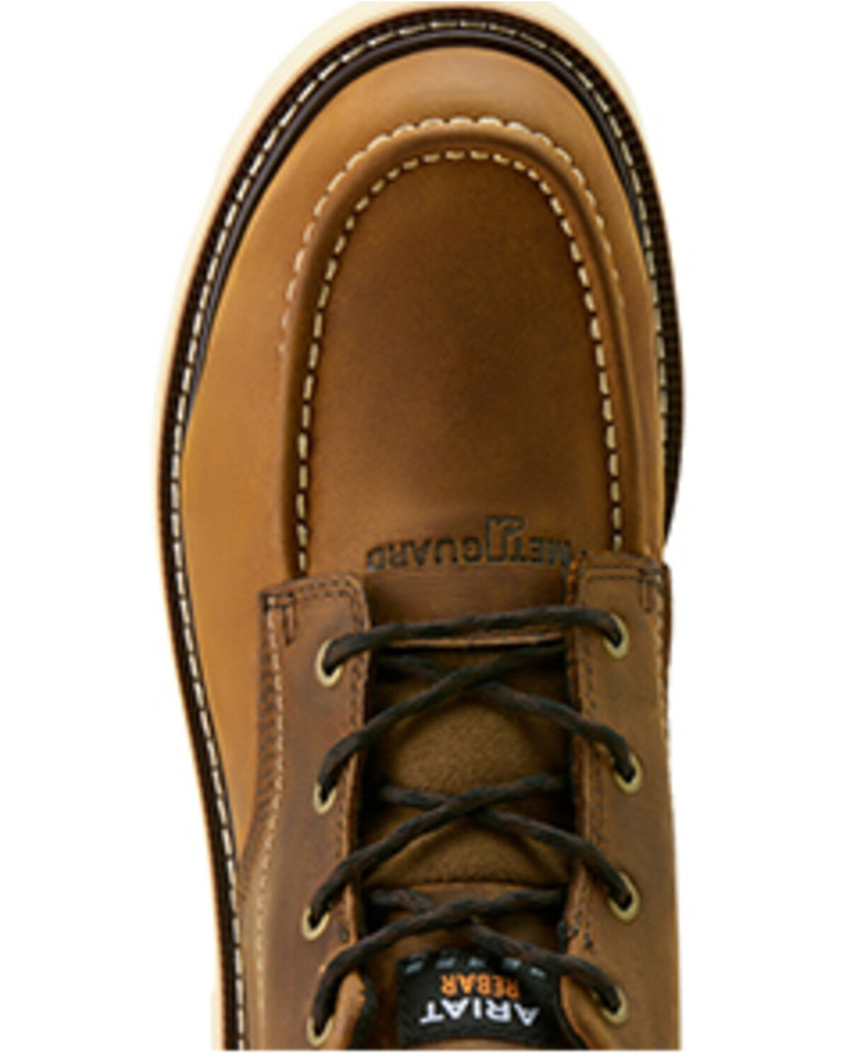 Image #4 - Ariat Men's Rebar Lift Chukka MetGuard Moc Work Boots - Composite Toe, Brown, hi-res