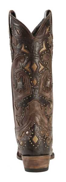 Image #7 - Lucchese Women's Handmade 1883 Studded Fiona Cowgirl Boots - Snip Toe, , hi-res