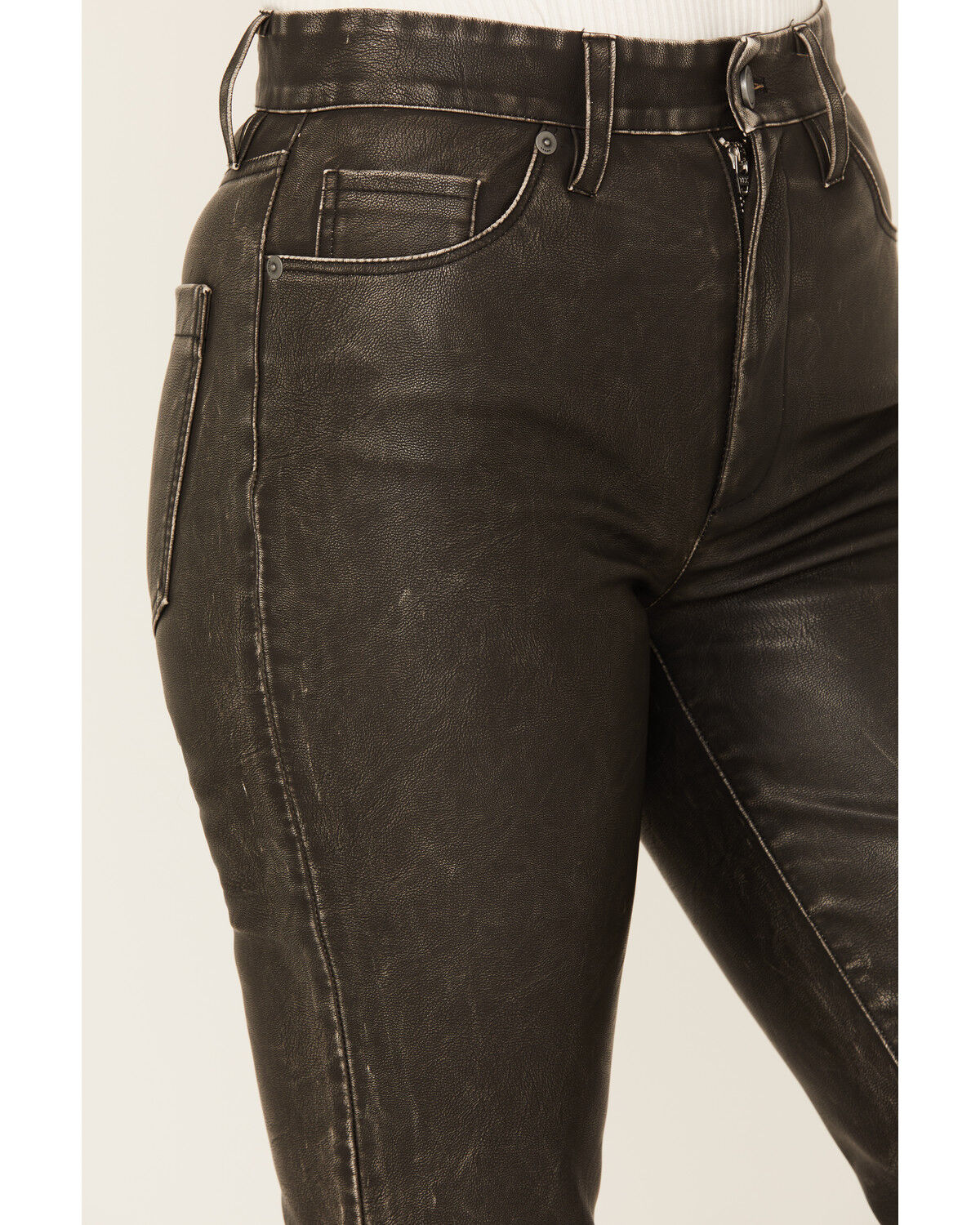 Image #2 - BLANKNYC Women's Lone Rider Bootcut Pants, Grey, hi-res