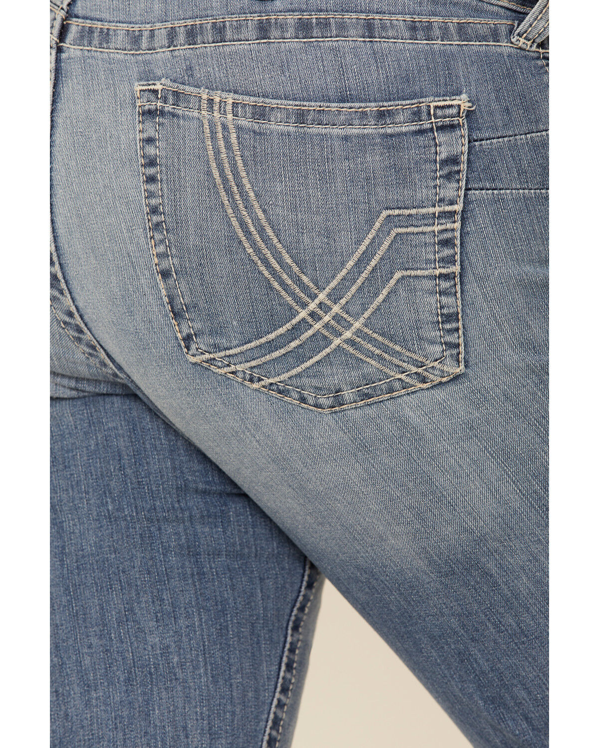 Image #4 - Ariat Women's Alabama Whitney Straight Jeans - Plus, Blue, hi-res