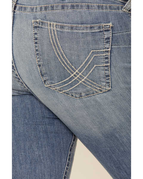 Image #4 - Ariat Women's R.E.A.L. Alabama Whitney Straight Jeans - Plus, Blue, hi-res