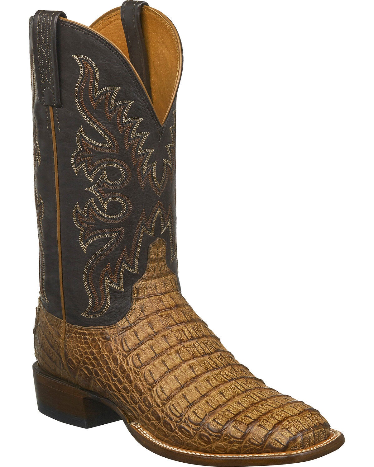 lucchese hornback caiman boots