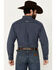 Image #4 - Ariat Men's Prestcot Windowpane Plaid Print Long Sleeve Performance Shirt - Big, Navy, hi-res