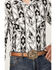 Image #3 - Rock & Roll Denim Men's Southwestern Print Long Sleeve Snap Stretch Western Shirt, White, hi-res