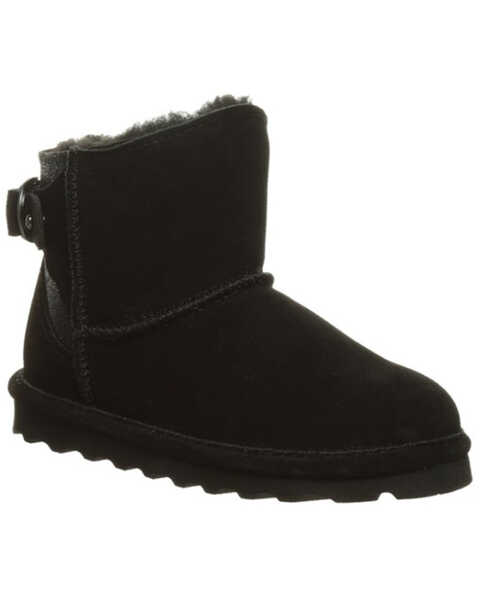 Bearpaw Women's Betty Casual Boots - Round Toe , Black, hi-res