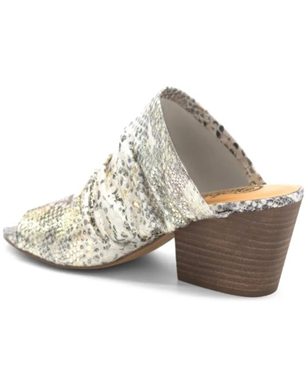 Image #3 - Golo Shoes Women's Landon Snake Print Open Toe Mule, Multi, hi-res