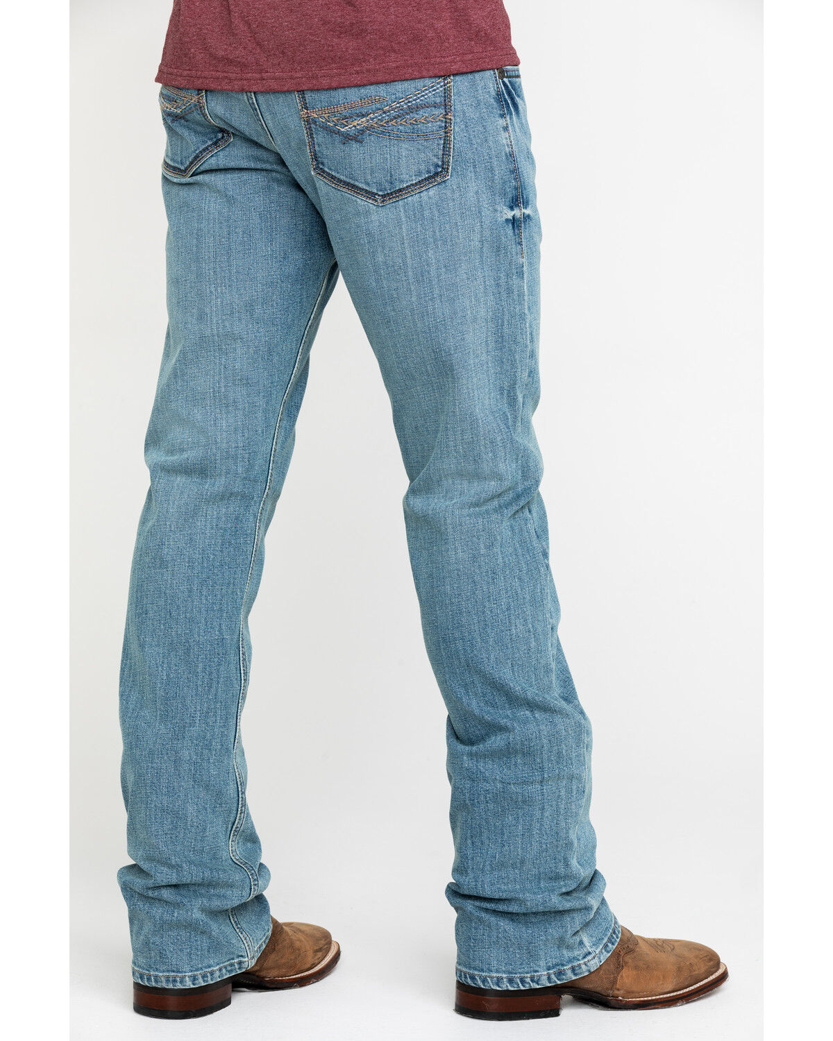 light blue bootcut jeans mens