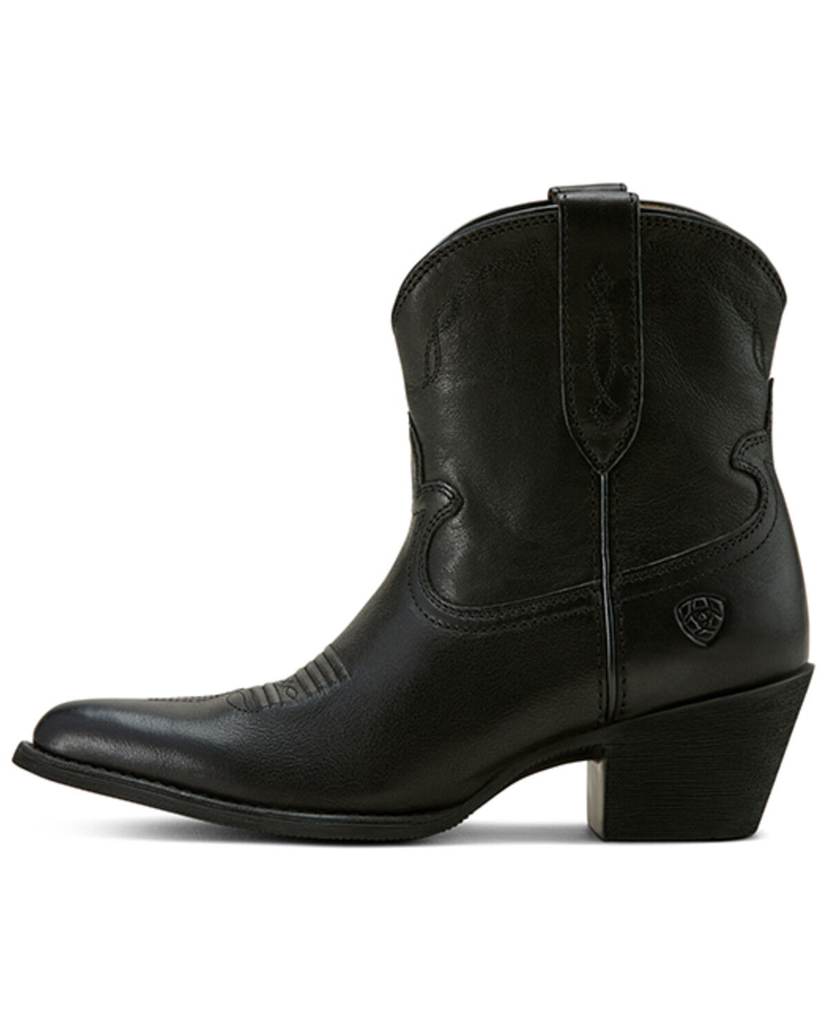 Image #2 - Ariat Women's Maggie Ankle Booties - Round Toe, Black, hi-res