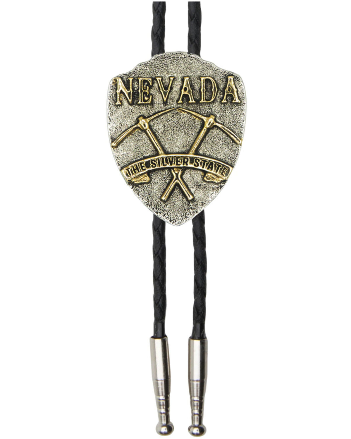 Image #1 - AndWest Men's The Silver State Nevada Bolo Tie, Silver, hi-res