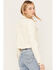 Image #4 - Shyanne Women's Cropped Fray Western Jacket, Natural, hi-res