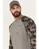 Image #2 - Ariat Men's Rebar Workman Baseball Long Sleeve Shirt, Charcoal, hi-res