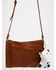 Image #1 - Shyanne Gingham Cow Plush Bag Charm, , hi-res