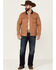 Image #3 - Blue Ranchwear Men's Copper Duck Canvas Button-Front Trucker Rust Jacket, Rust Copper, hi-res