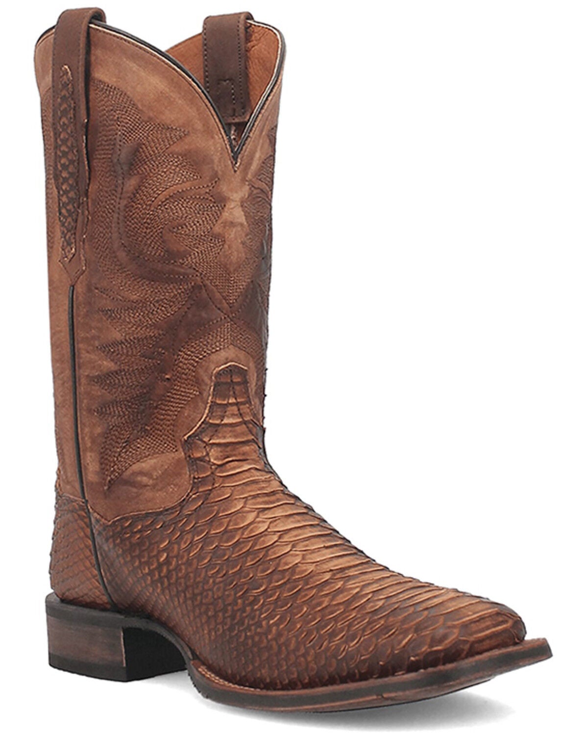 Dan Post Men's Ka Western Boots - Broad Square Toe, Brown, hi-res