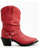 Image #3 - Shyanne Women's Ally Slouch Harness Fashion Boots - Round Toe, Red, hi-res