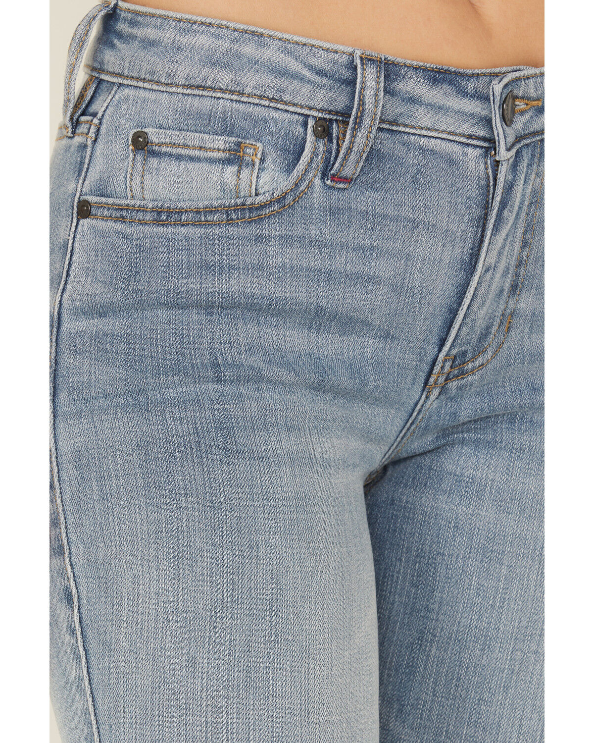 Image #2 - Idyllwind Women's Rebel Mid Rise Bootcut Super Stretch Denim Jeans, Light Wash, hi-res