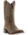 Image #1 - Botas Caborca For Liberty Black Women's Butterfly Embroidered Western Boots - Square Toe, , hi-res