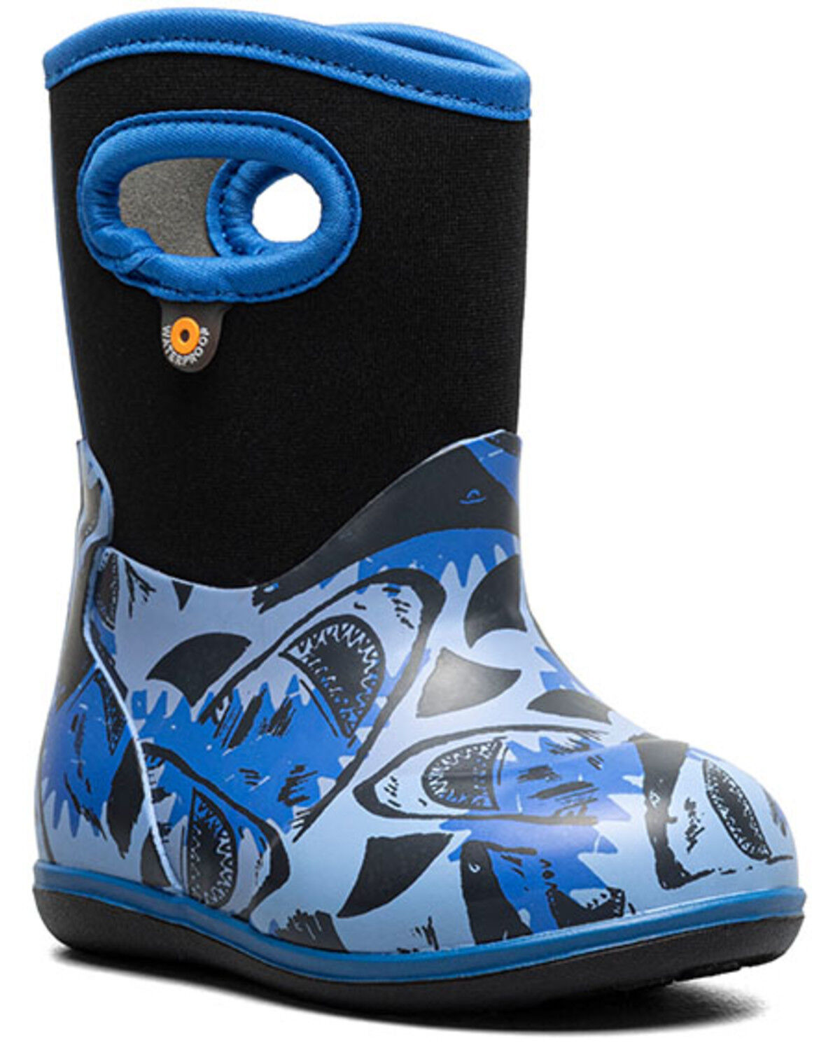 Image #1 - Bogs Toddler Boys' Classic Sharks Rainboots, Multi, hi-res