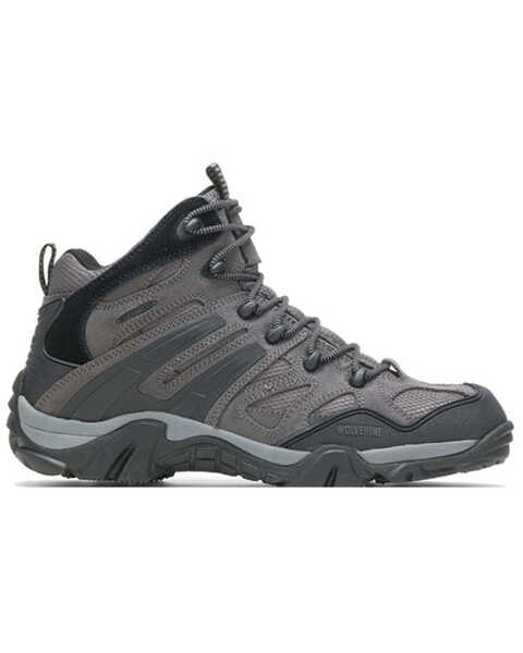 Image #2 - Wolverine Men's Wilderness Hiking Boots - Soft Toe, Charcoal, hi-res