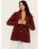 Image #2 - Wrangler Women's Corduroy Blazer, Red, hi-res