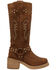 Image #2 - Dingo Women's Troubadour Studded Tall Fashion Boots - Round Toe, Brown, hi-res
