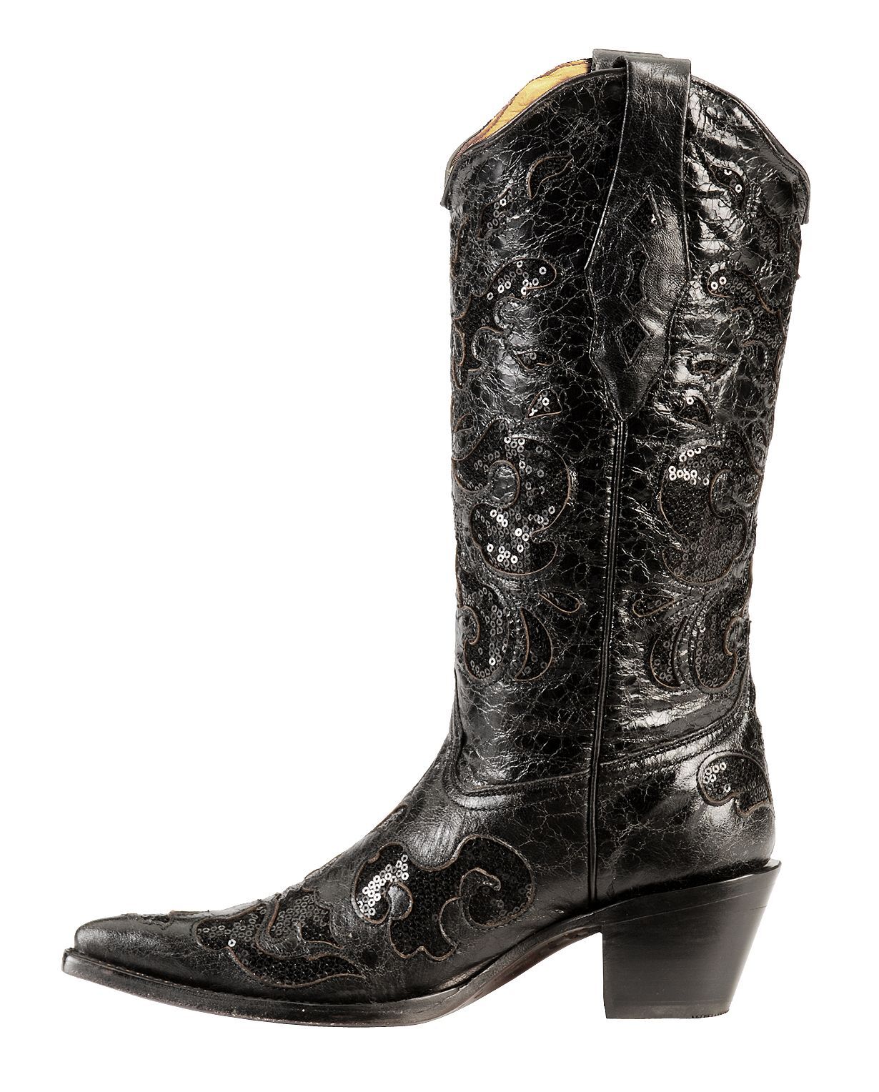 sequin cowboy boots